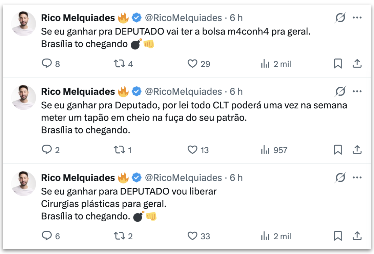 A Filiação de Influenciadores como Fator de Risco Político