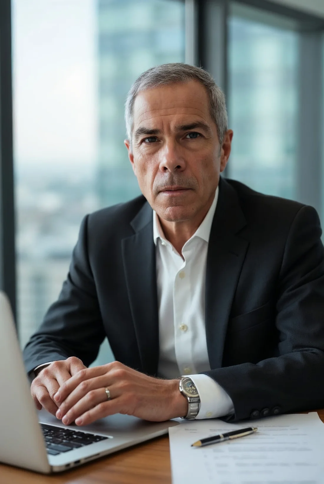 Cel Paulo Roberto em seu escritório
