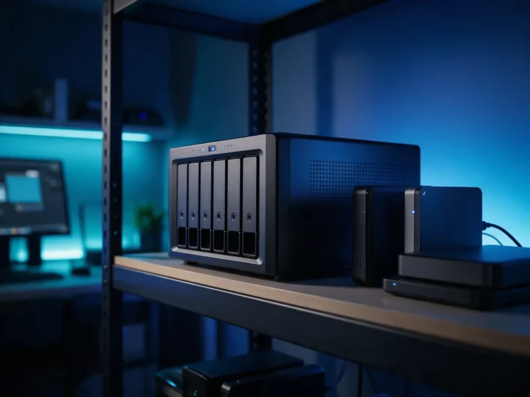 Servidor de armazenamento para backup em uma sala de TI