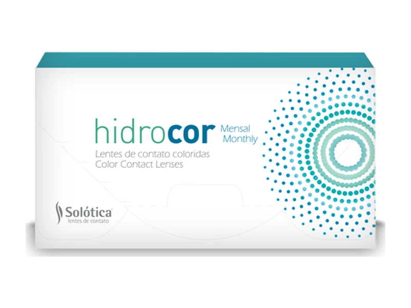 Lente de contato Hidrocor sem borda Solótica