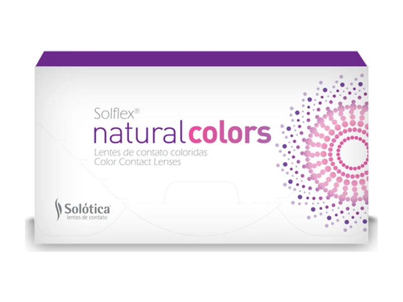 Lente de contato Natural Colors com borda Solótica