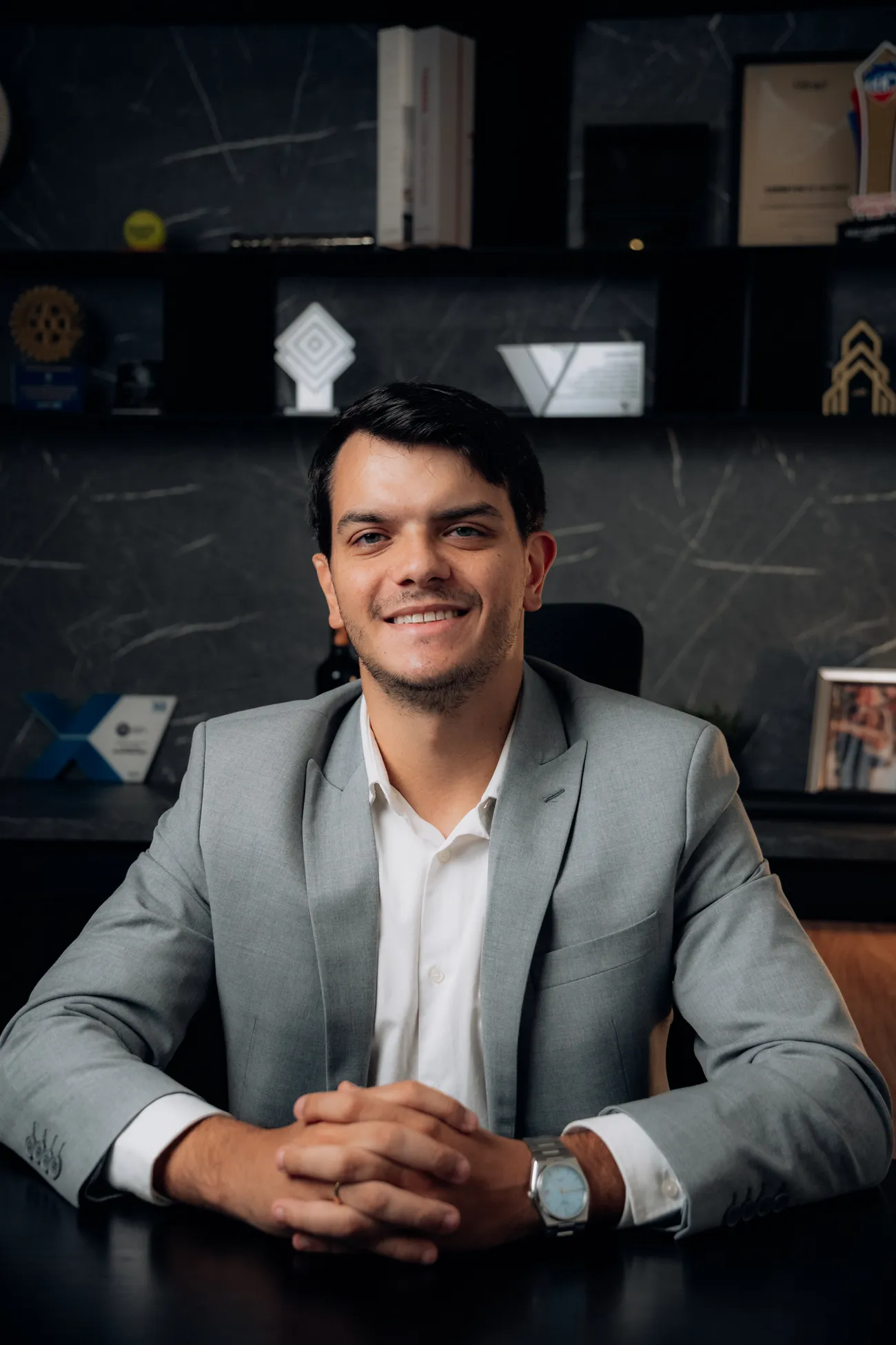 Marcelo Marçola em sua sala no escritório da Soluções & Investimentos