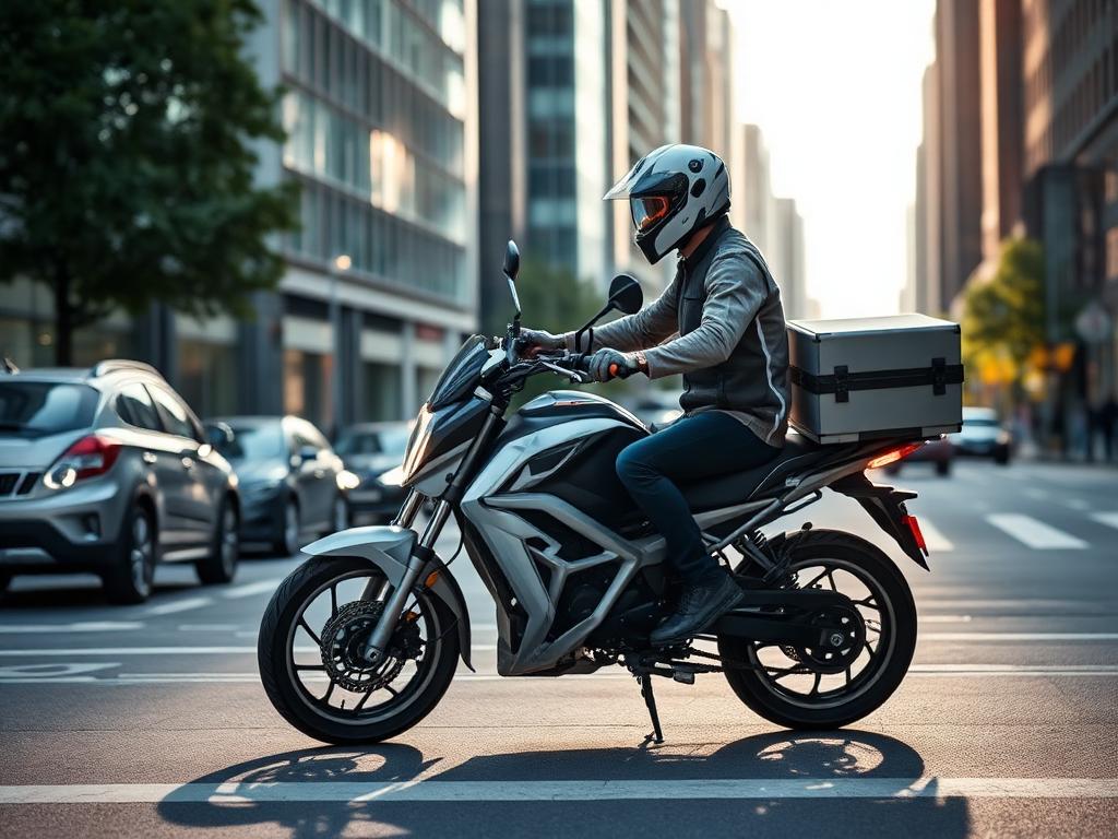 Moto elétrica para trabalho