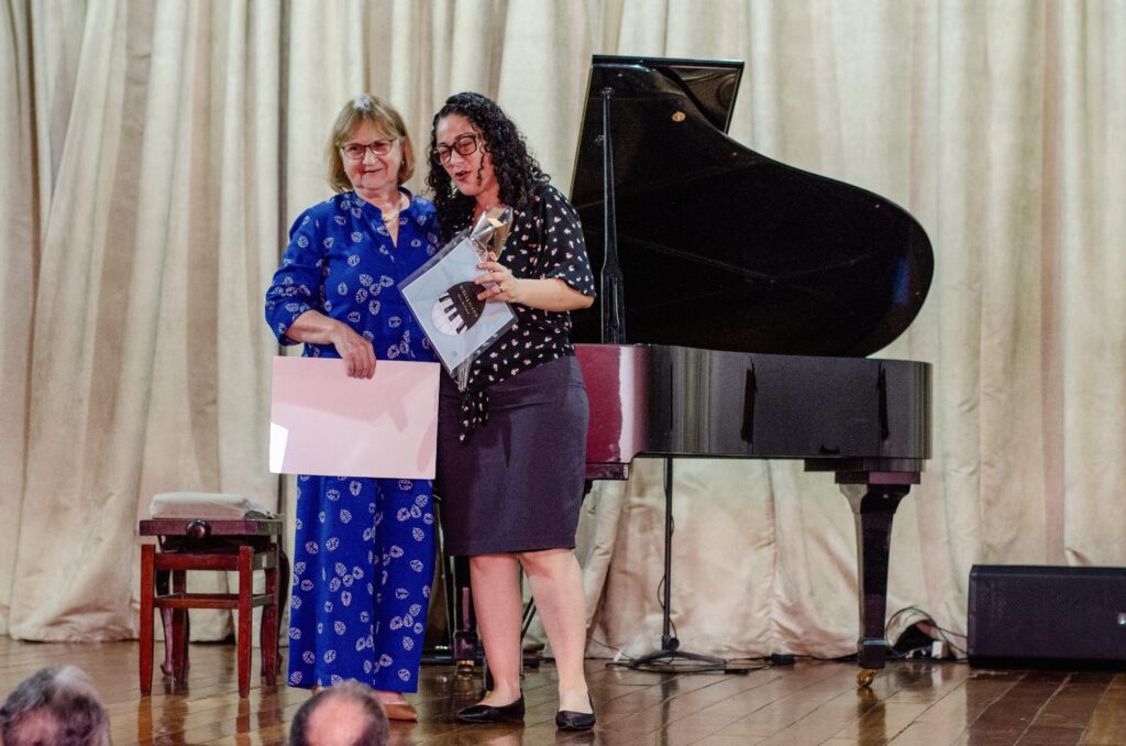 Alunos no recital anual