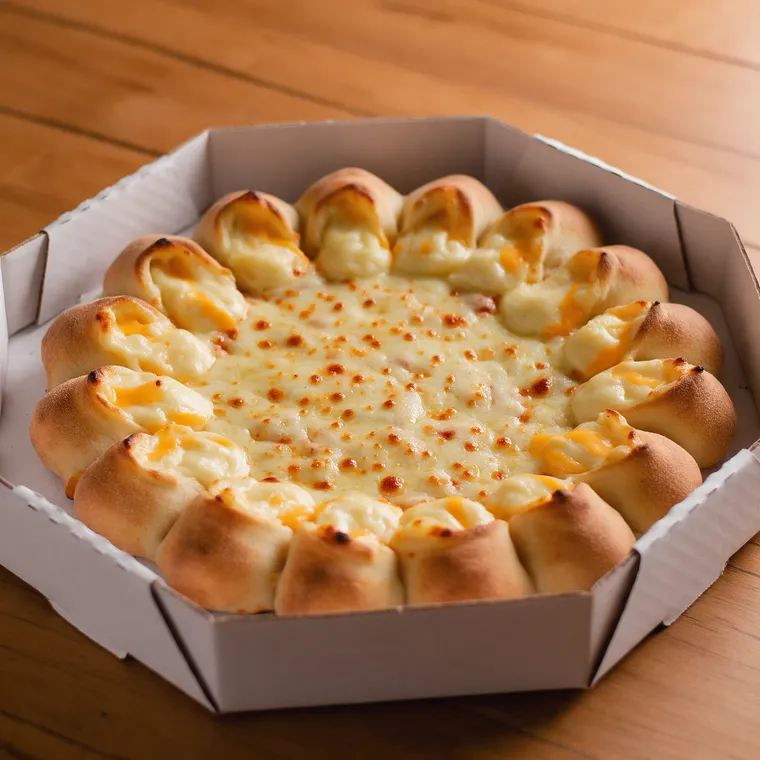 Pizza com borda vulcânica recheada (imagem ilustrativa)