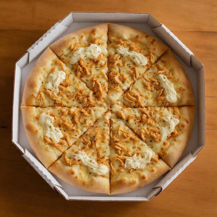 Pizza Frango com Catupiry (imagem ilustrativa)