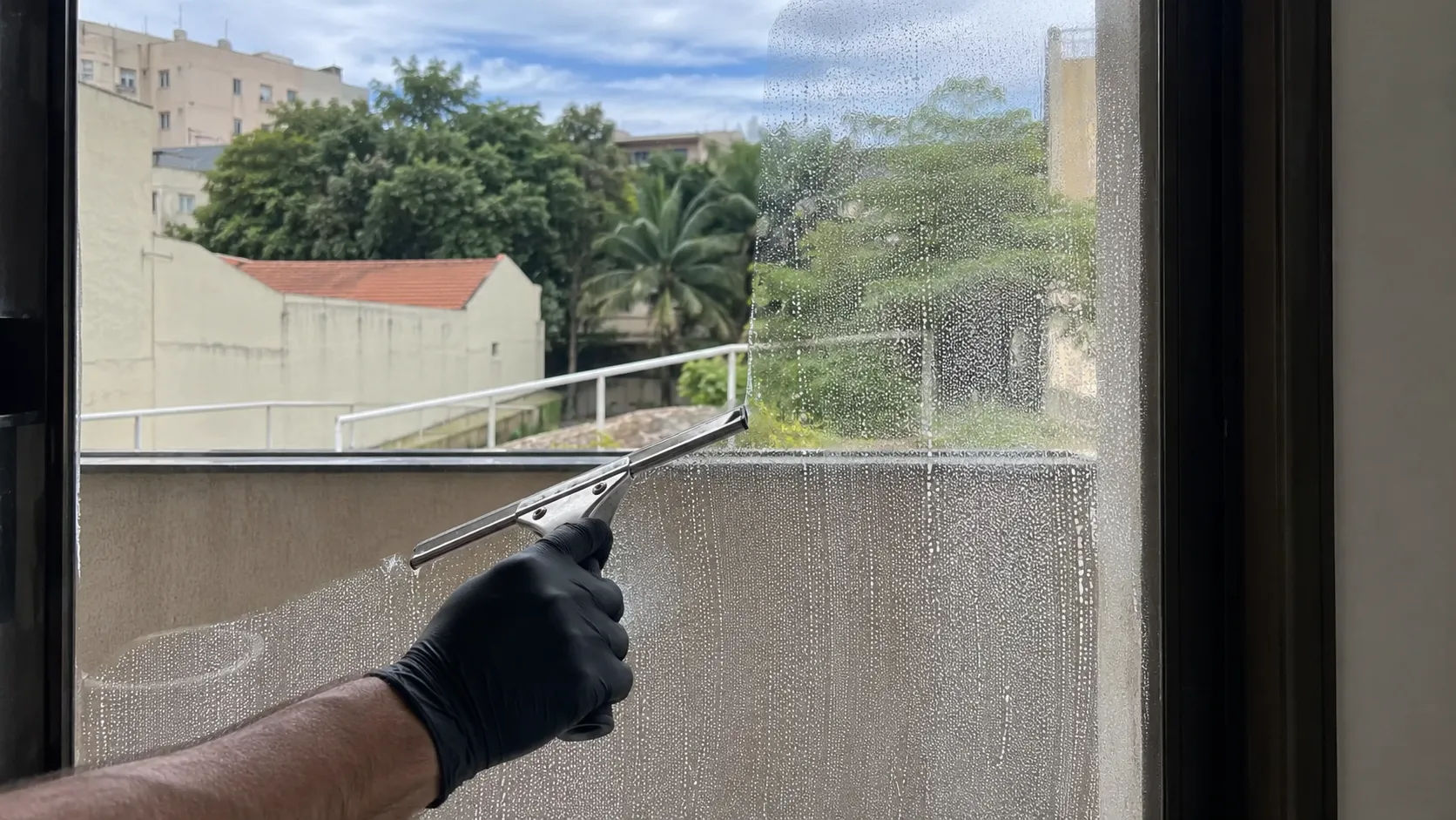 Limpeza e recuperação de vidros
